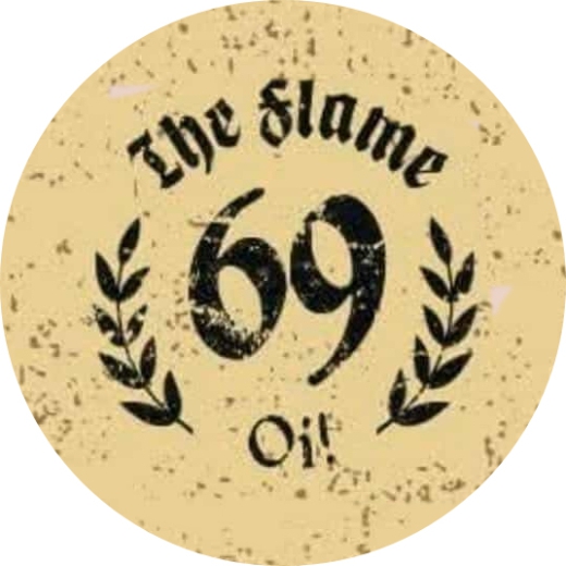 Flame, The Flame Motiv 1 Anstecker mit Sicherheitsnadel Ø 25 mm