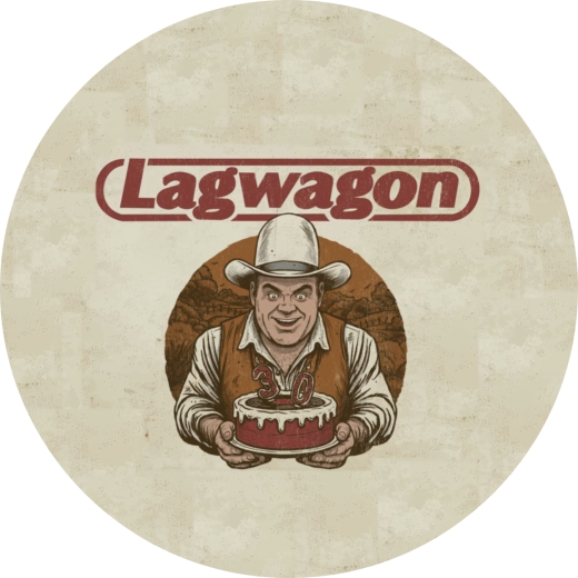 Lagwagon Motiv 1 Anstecker mit Sicherheitsnadel Ø 25 mm