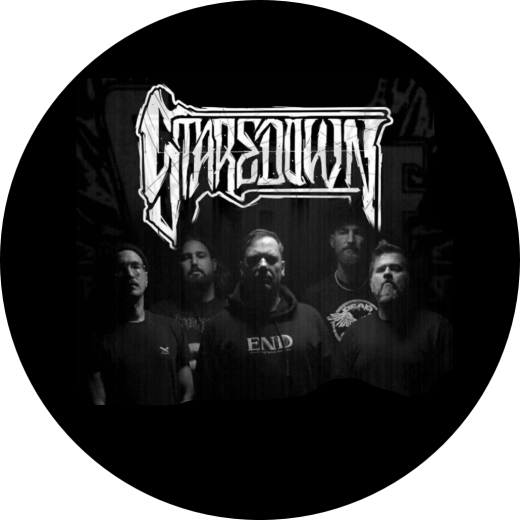 Staredown Motiv 1 Anstecker mit Sicherheitsnadel Ø 25 mm