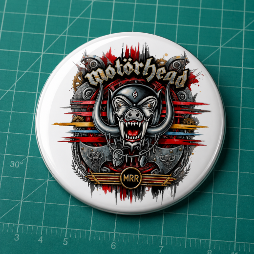 Motörhead Motiv 13 Anstecker mit Sicherheitsnadel Ø 25mm