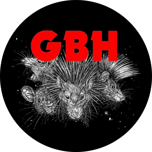 GBH Charged G.B.H. Motiv U Anstecker mit Sicherheitsnadel Ø 25 mm