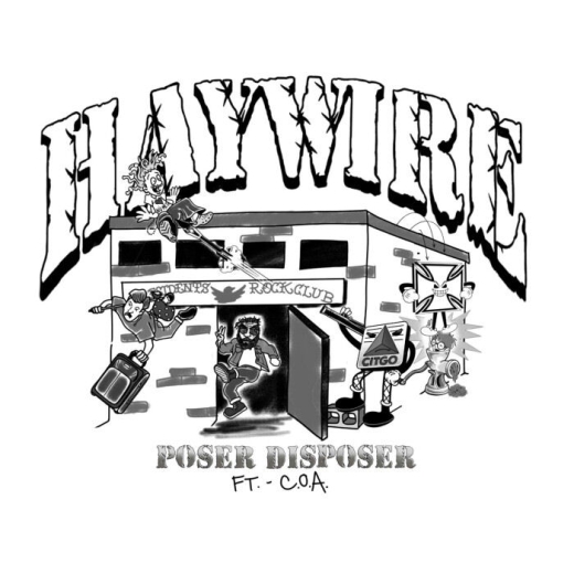 Haywire Motiv 2 Anstecker mit Sicherheitsnadel Ø 25 mm