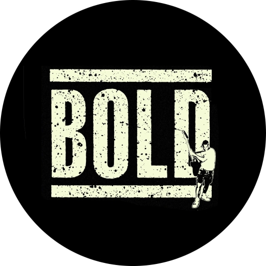 Bold Motiv 1 Anstecker mit Sicherheitsnadel Ø 25 mm