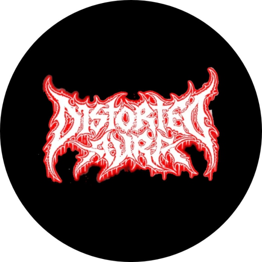 Distorted Aura Motiv 1 Anstecker mit Sicherheitsnadel Ø 25 mm