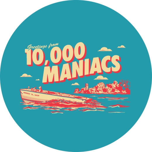 10,000 Maniacs 10.000 Maniacs Motiv 1 Anstecker mit Sicherheitsnadel Ø 25 mm