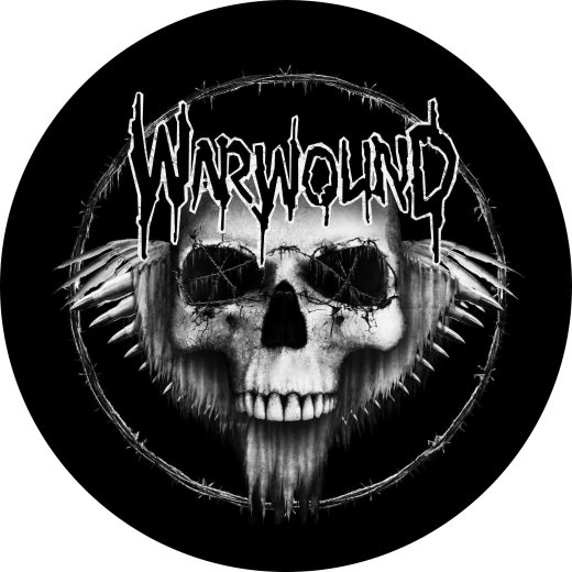 Warwound Motiv 1 Anstecker mit Sicherheitsnadel Ø 25 mm