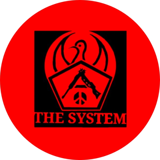 System, The System Anstecker mit Sicherheitsnadel Ø 25mm