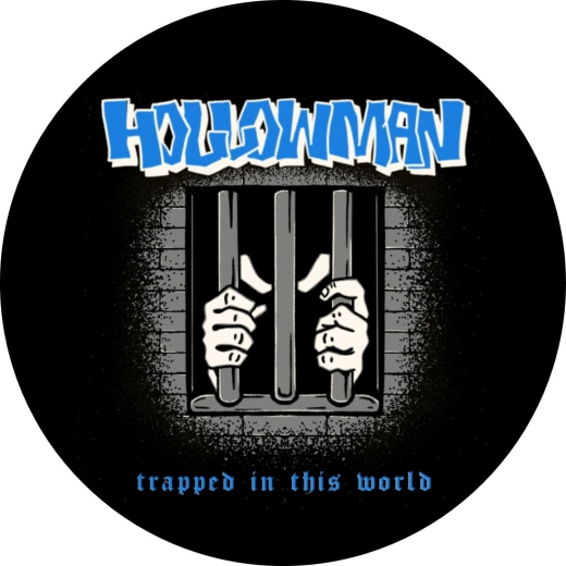 Hollowman Motiv 1 Anstecker mit Sicherheitsnadel Ø 25 mm