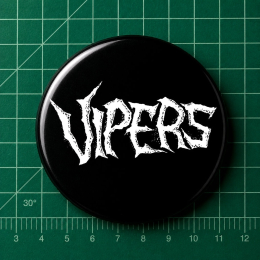 Vipers Motiv 1 Anstecker mit Sicherheitsnadel Ø 25 mm