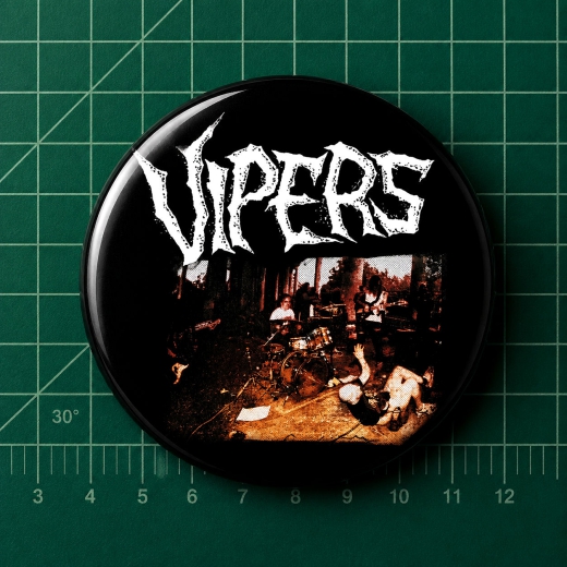 Vipers Motiv 2 Anstecker mit Sicherheitsnadel Ø 25 mm