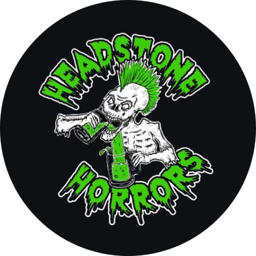 Headstone Horrors Motiv 2 Anstecker mit Sicherheitsnadel Ø 25mm