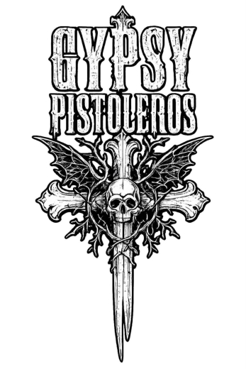 Gypsy Pistoleros Motiv 1 Anstecker mit Sicherheitsnadel Ø 25 mm