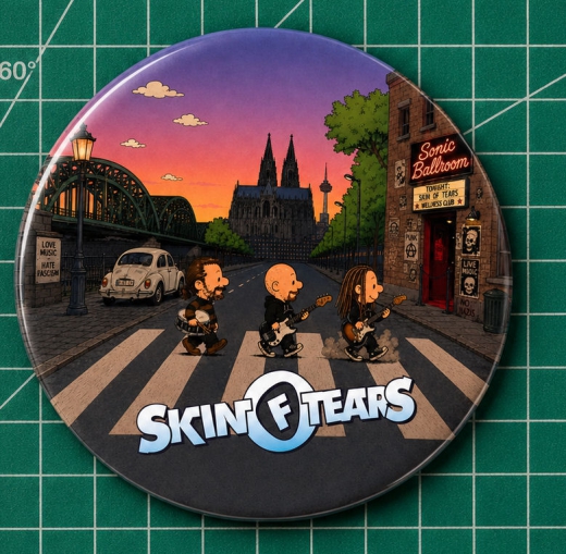 Skin Of Tears Motiv 2 Anstecker mit Sicherheitsnadel Ø 25 mm