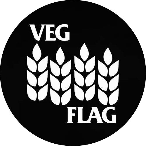 Veg Flag Motiv 1 Anstecker mit Sicherheitsnadel Ø 25 mm
