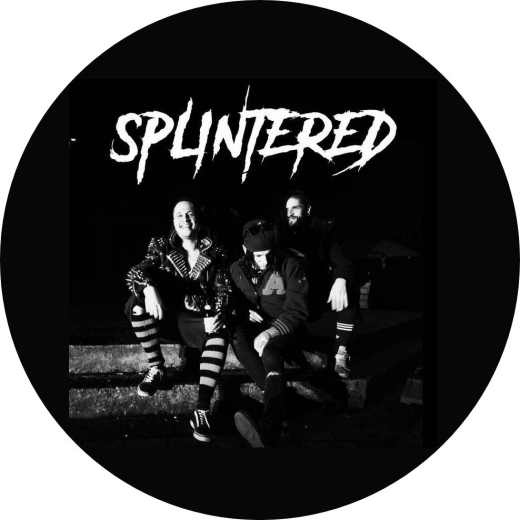 Splintered Motiv 2 Anstecker mit Sicherheitsnadel Ø 25 mm