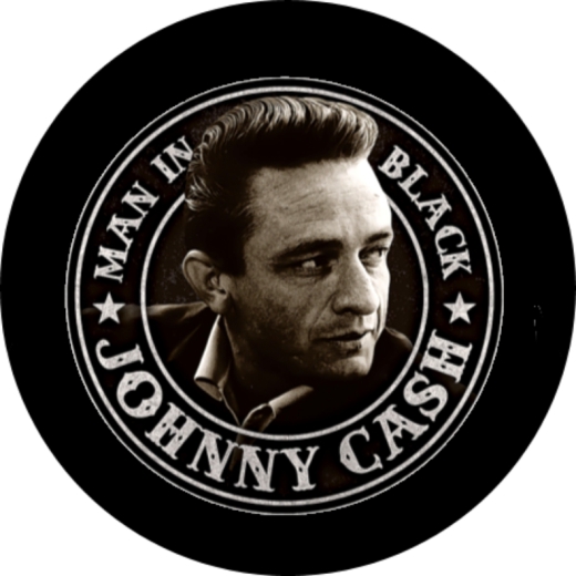 Cash, Johnny Cash Motiv 6 Anstecker mit Sicherheitsnadel Ø 25mm