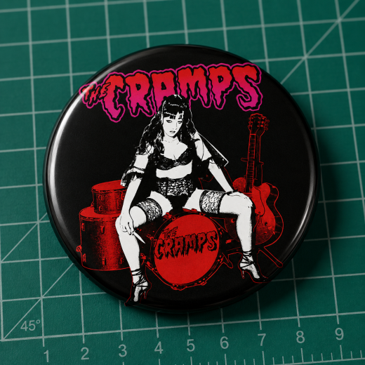 Cramps, The Motiv A Anstecker mit Sicherheitsnadel Ø 25 mm
