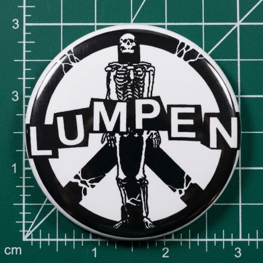 Lumpen Motiv 1 Anstecker mit Sicherheitsnadel Ø 25 mm