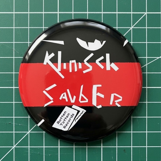 Klinisch Sauber Motiv 1 Anstecker mit Sicherheitsnadel Ø 25 mm