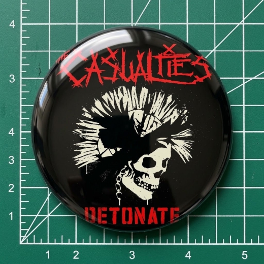 Casualties, The Casualties Motiv 3 Anstecker mit Sicherheitsnadel Ø 25mm