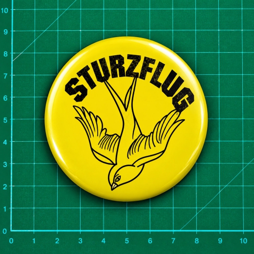 Sturzflug Motiv 1 Anstecker mit Sicherheitsnadel Ø 25 mm