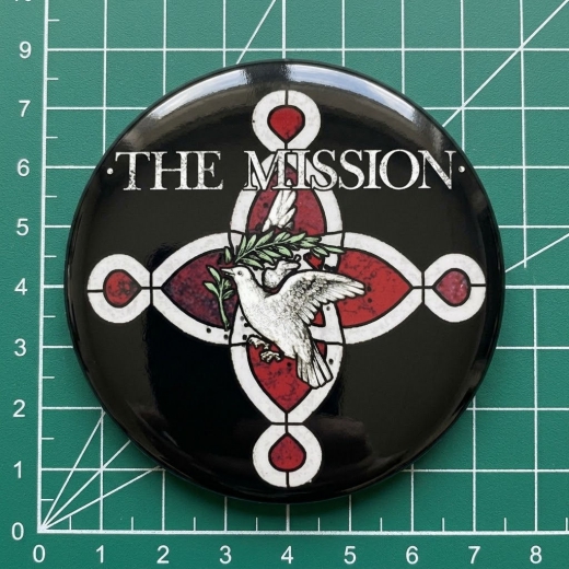 Mission, The Mission Motiv 1 Anstecker mit Sicherheitsnadel Ø 25 mm