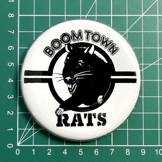 Boomtown Rats Motiv 3 Anstecker mit Sicherheitsnadel Ø 25 mm