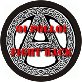 Oi Polloi Motiv 2 Anstecker mit Sicherheitsnadel Ø 25mm