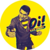 Klasse Kriminale Motiv 1 Oi! Anstecker mit Sicherheitsnadel Ø 25mm