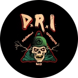 Dirty Rotten Imbeciles D.R.I. Motiv 1 Anstecker mit Sicherheitsnadel Ø 25mm