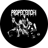 Propagandhi Motiv 1 Anstecker mit Sicherheitsnadel Ø 25 mm