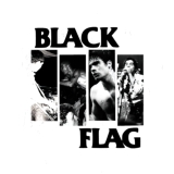 Black Flag Motiv 4 Anstecker mit Sicherheitsnadel Ø 25mm
