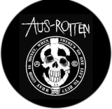 Aus-Rotten Motiv 4 Anstecker mit Sicherheitsnadel Ø 25mm