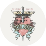 Bon Jovi Motiv 1 Anstecker mit Sicherheitsnadel Ø 25mm