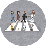 Beatles, The Motiv 1 Meeting The Peanutss Anstecker mit Sicherheitsnadel Ø 25mm