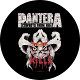 Pantera Motiv 1 Cowboys From Hell Anstecker mit Sicherheitsnadel Ø 25mm