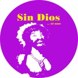 Sin Dios Motiv 3 Anstecker mit Sicherheitsnadel Ø 25mm