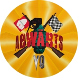 Abwärts Motiv 2 Anstecker mit Sicherheitsnadel Ø 25mm