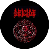 Deicide Motiv 1 Anstecker mit Sicherheitsnadel Ø 25mm