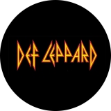 Def Leppard Motiv 2 Anstecker mit Sicherheitsnadel Ø 25mm