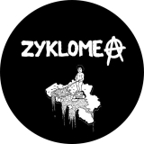 Zyklome A Motiv 1 Anstecker mit Sicherheitsnadel Ø 25mm