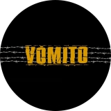 VÓMITO Motiv 1 Anstecker mit Sicherheitsnadel Ø 25mm
