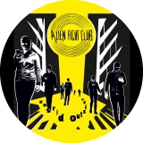 Alien Fight Club Motiv 2 Anstecker mit Sicherheitsnadel Ø 25mm