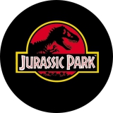Jurassic Park Motiv 1 Anstecker mit Sicherheitsnadel Ø 25mm