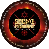 Social Experiment Motiv 2 Anstecker mit Sicherheitsnadel Ø 25mm