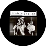 Modern English Motiv 1 Anstecker mit Sicherheitsnadel Ø 25mm