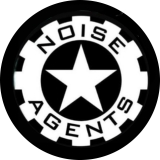 Noise Agents Motiv 4 Anstecker mit Sicherheitsnadel Ø 25mm