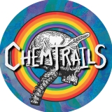 Chemtrails Motiv 2 Anstecker mit Sicherheitsnadel Ø 25mm