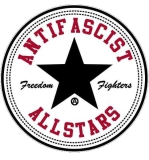 Antifascist All Stars Anstecker mit Sicherheitsnadel Ø 25 mm