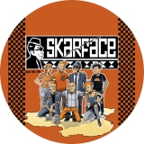 Skarface Motiv 4 Anstecker mit Sicherheitsnadel Ø 25 mm